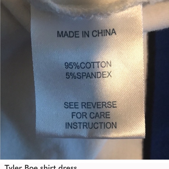 Tyler Boe Blue and White Striped Dress - Picture 4 of 4